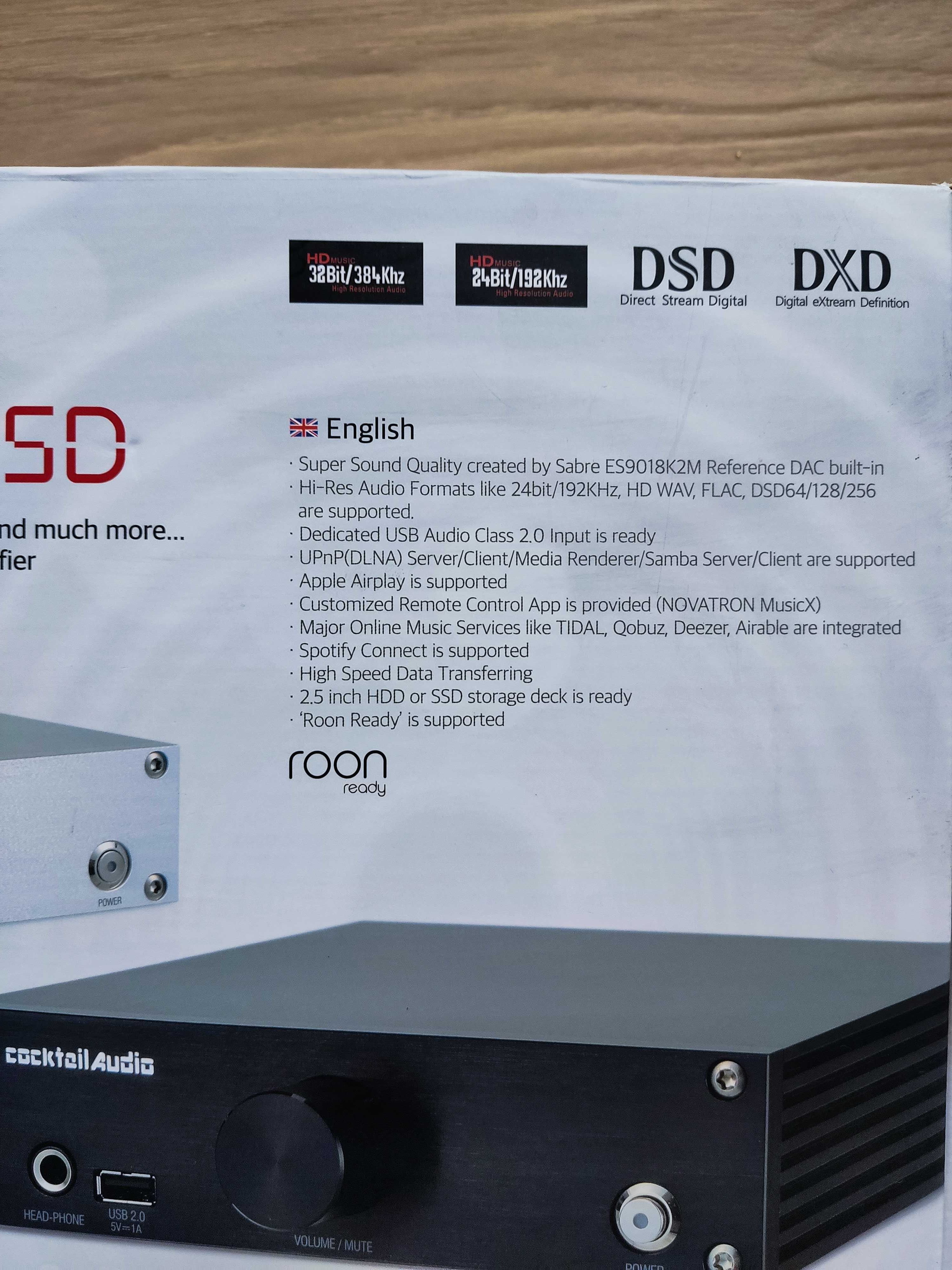 CocktailAudio N15D - odtwarzacz sieciowy, streamer