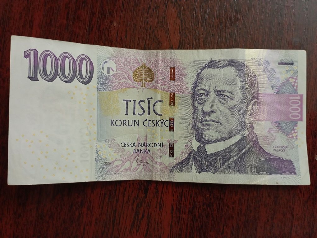 1000 чеських крон 2008 рік