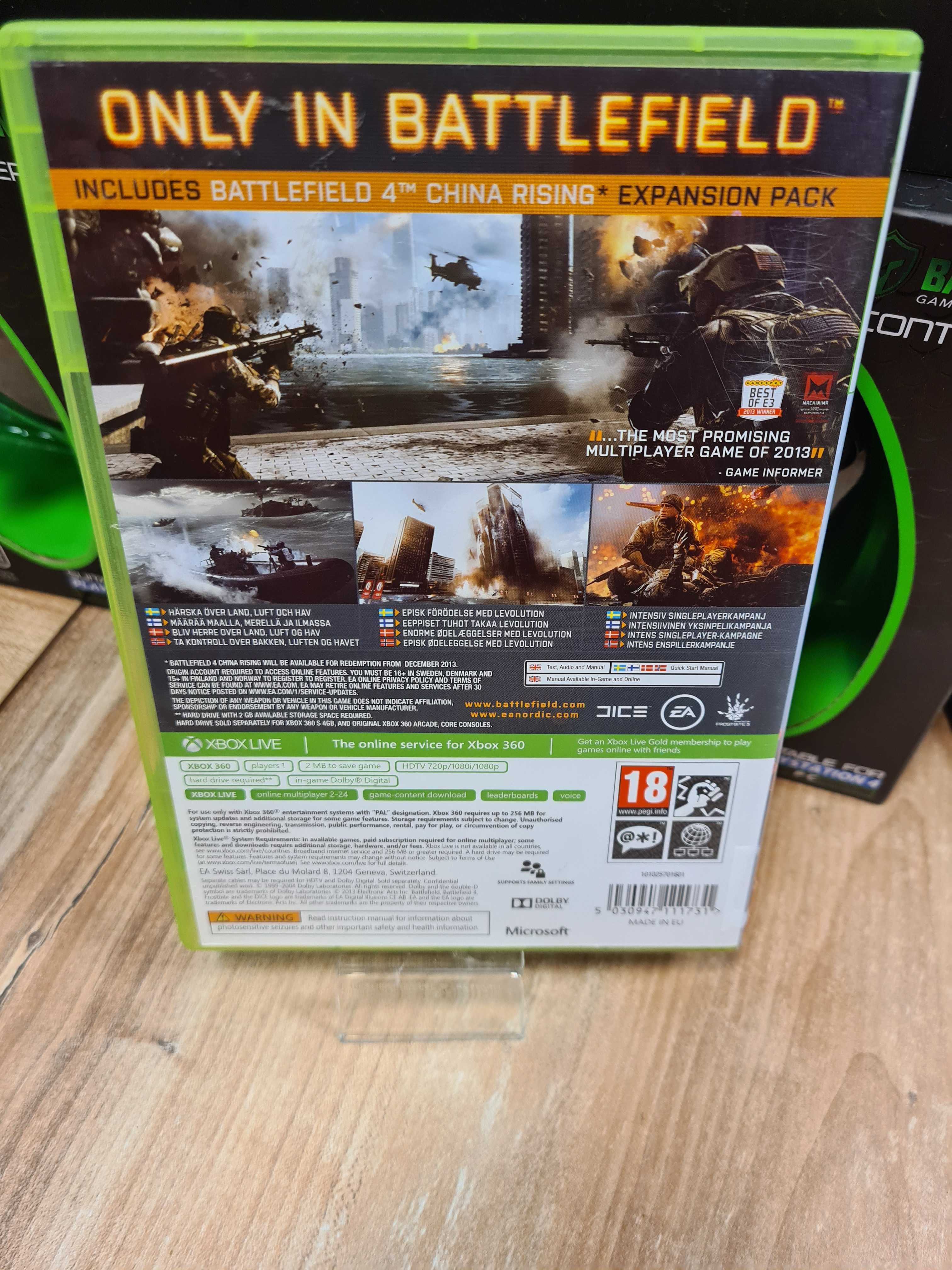 Battlefield 4 XBOX 360, Sklep Wysyłka Wymiana