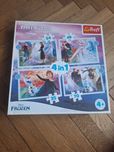 Puzzle kraina lodu 4w1
