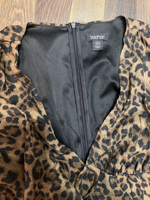 Сукня балон лео принт