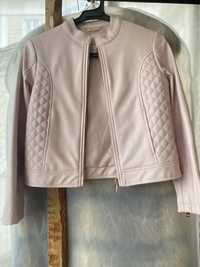 Розовая куртка 128