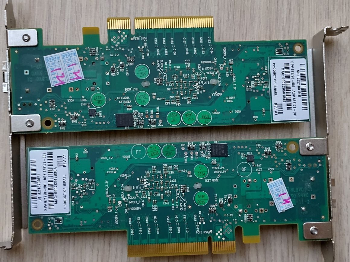 CONNECTX-2 PCIe X8 10Gbe SFP+ karta sieciowa