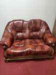 Skórzana sofa rozkładana