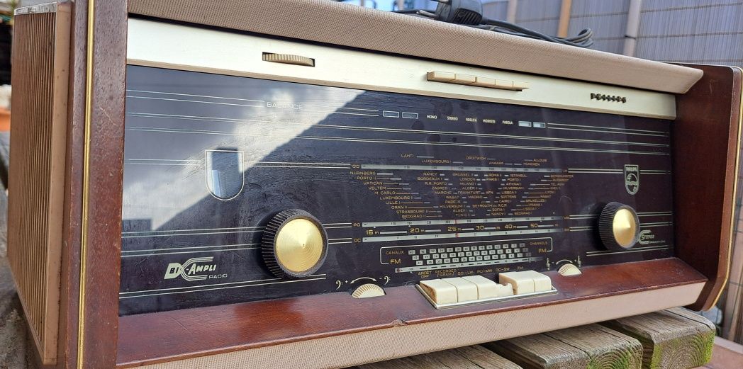 Rádio Vintage Philips Stereo Gramophone