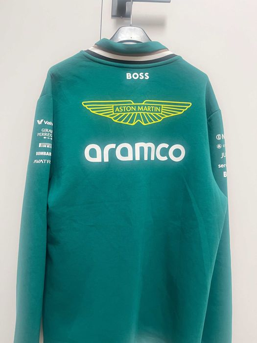 Bluza Aston Martin F1 Team 1/4 Zip Sweater
