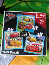 Puzzle Trefl Auta 3w1