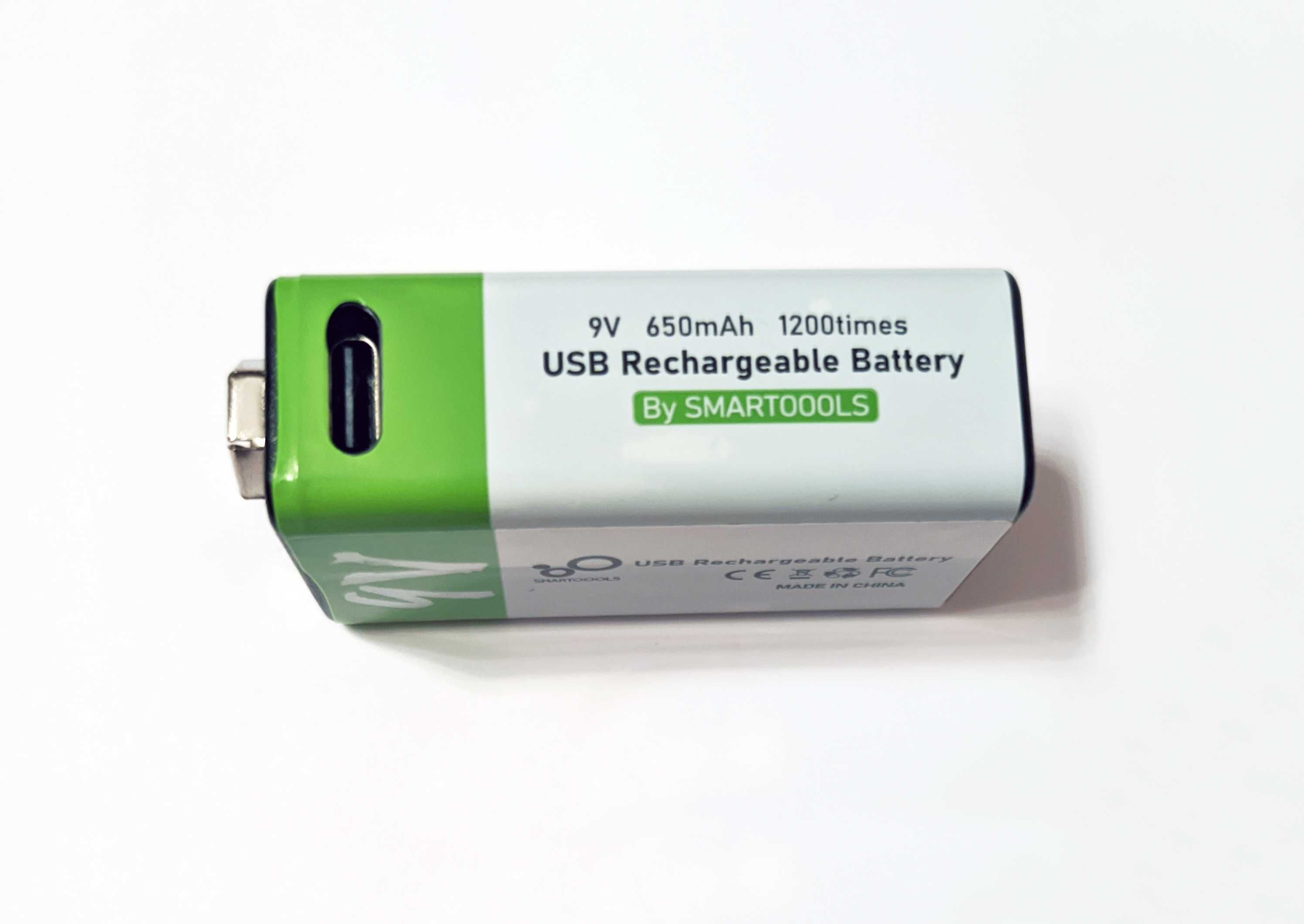 Акумулятор Крона, USB зарядка, 650mAh 9V,аккумулятор-батарейка-батарея