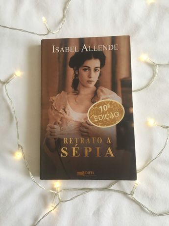 Livro Retrato a Sépia de Isabel Allende - portes incluídos