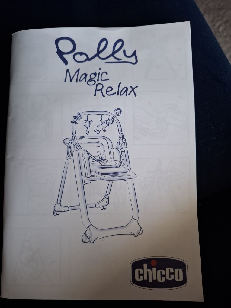Krzeselko do karmienia chicco polly magic relax