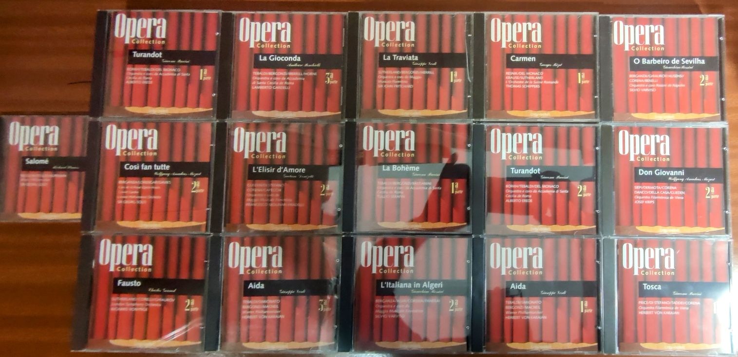 Grande Lote CD - Opera Collection", Orbis Fabbri - 61 unidades