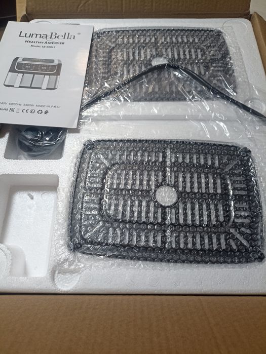 ХІТ ПРОДАЖ нов Мультипічі  Аерогрилі 6+6 літрів  якісні Luma Bella