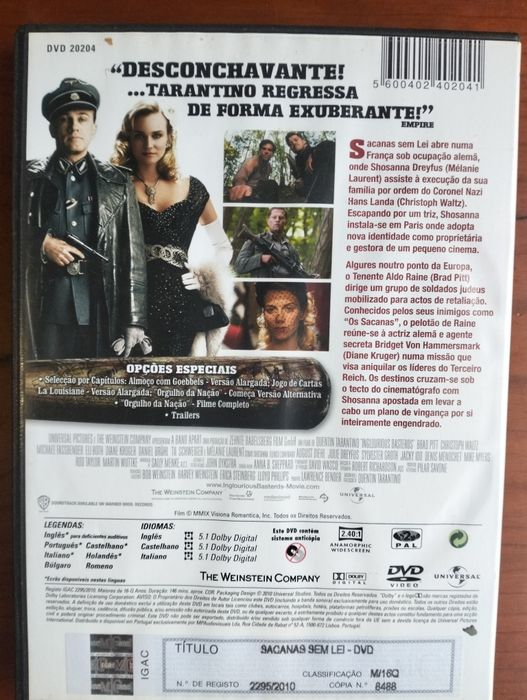 DVD Sacanas sem Lei