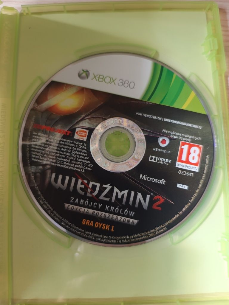 Wiedźmin 2 edycja rozszerzona na Xbox 360