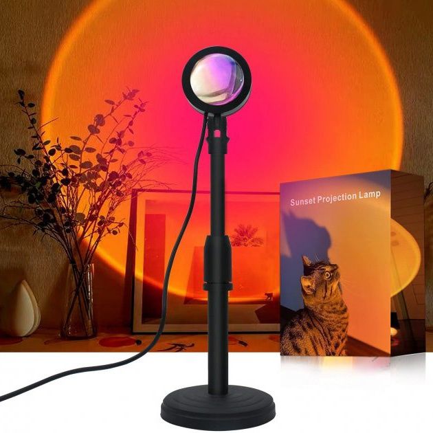Лампа Атмосферна Проекційний Світильник Atmosphere Sunset Lamp