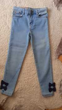 Nowe z metką spodnie jeansy legginsy 116