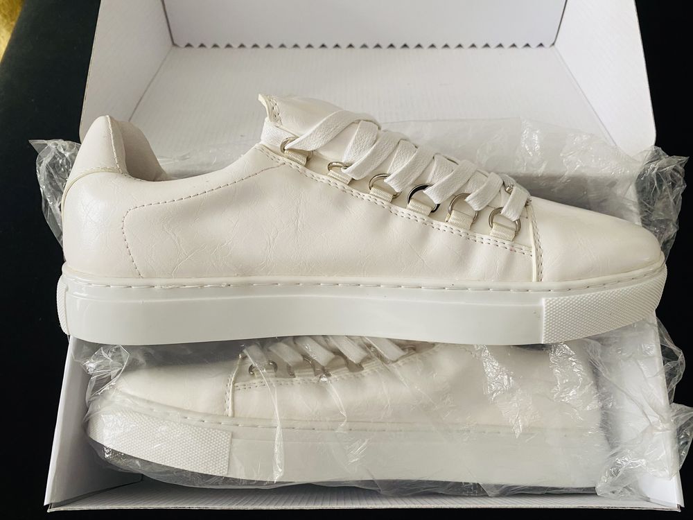 Nowe Buty BALENCIAGA Arena Low Sneakers Leather