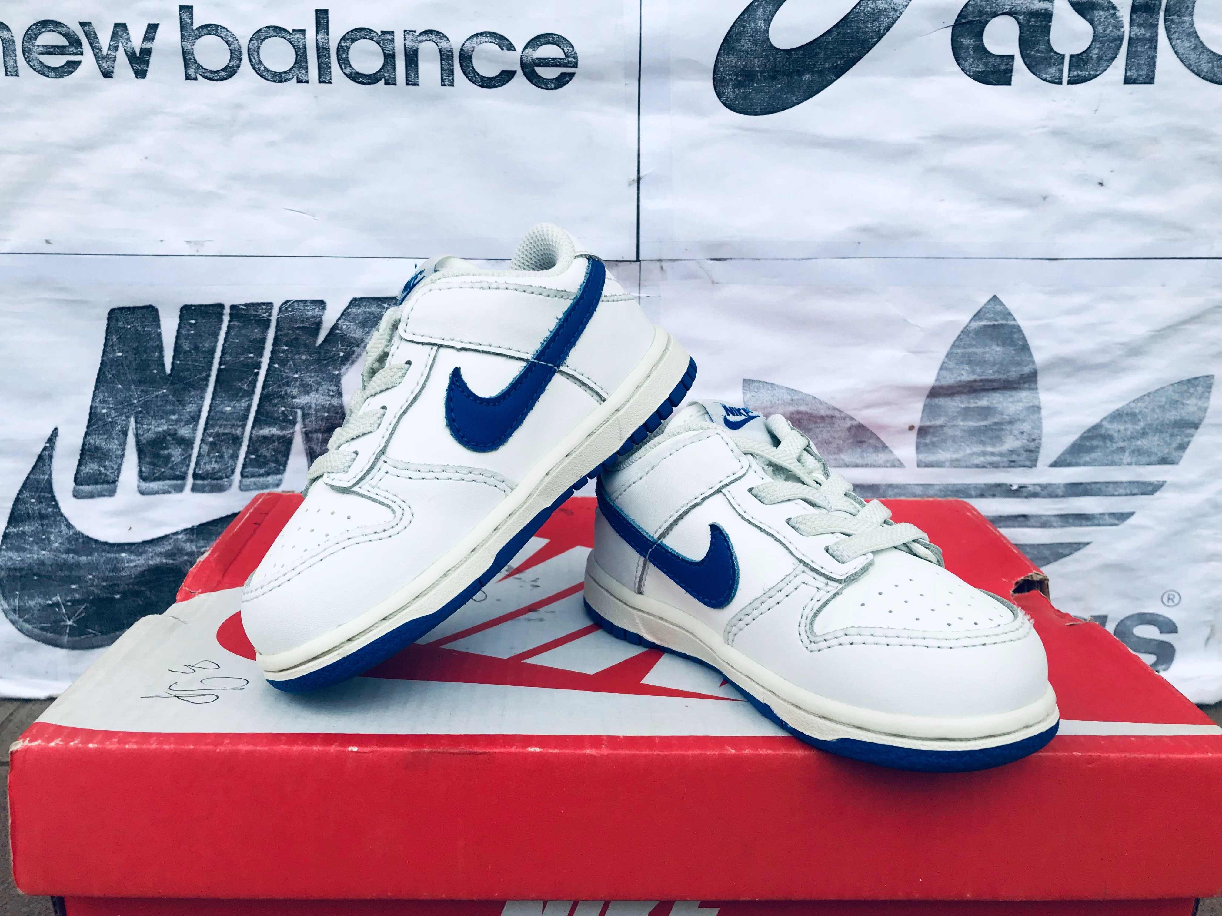 Кроссовки Nike Dunk Low Hyper Royal кожаные