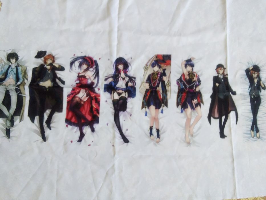 Полотно с Аниме рисунками