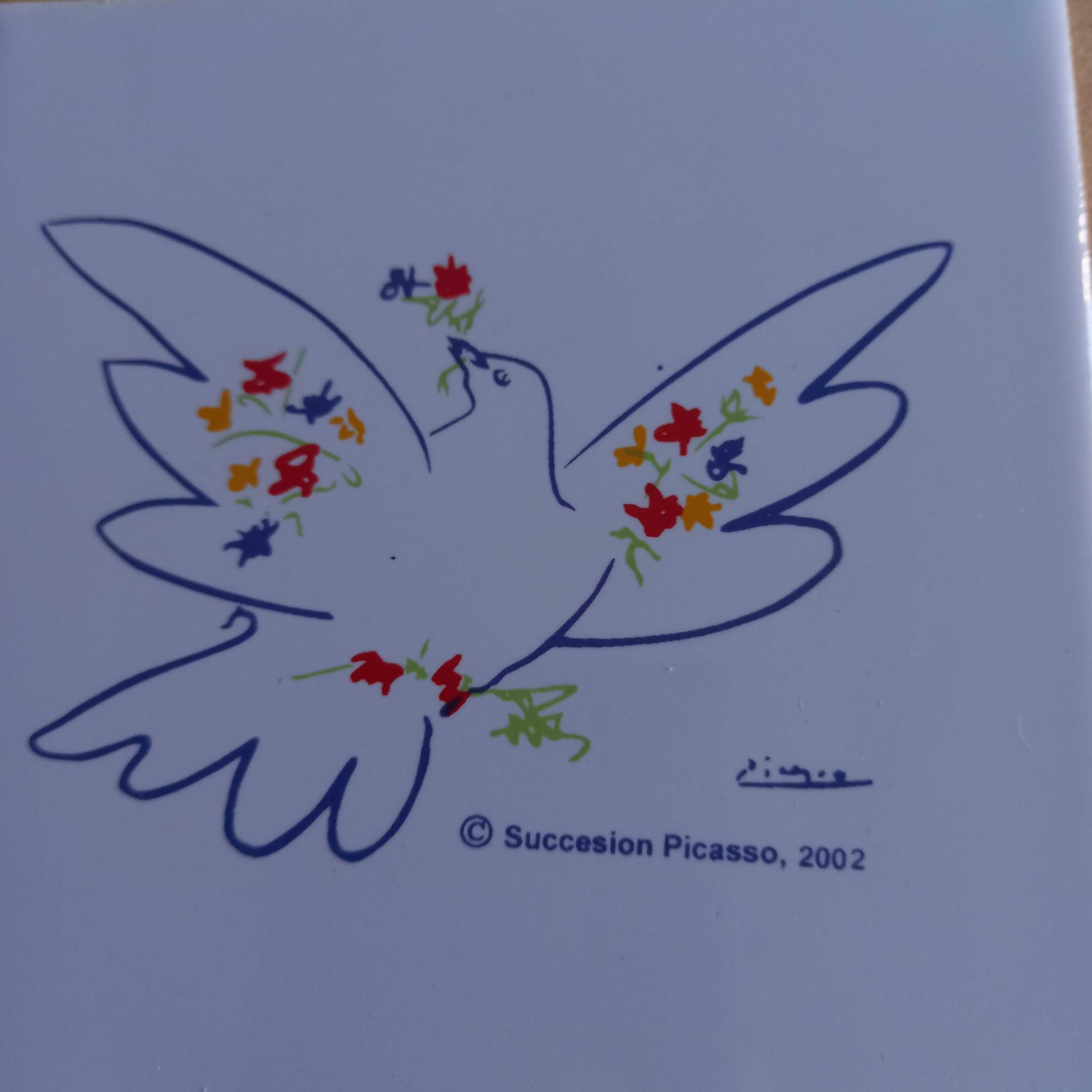 Placa cerâmica de Picasso, 2002