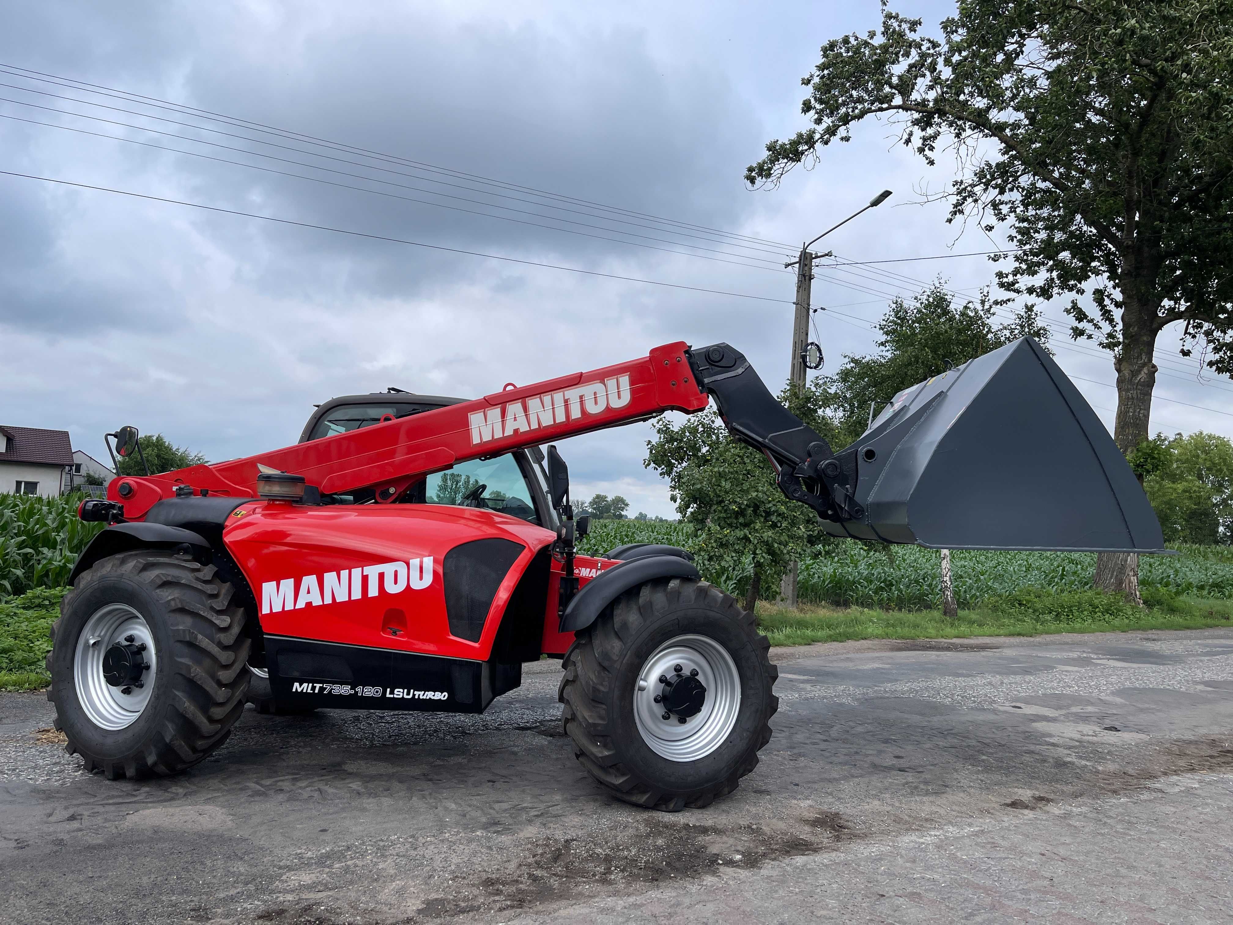 Ładowarka teleskopowa Manitou MLT 735-120*Bardzo ładna*2016 R*4900 MTG