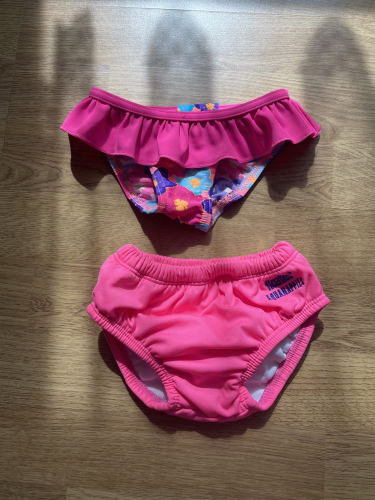 Majtki kąpielowe Floaties Aquanappies i z falbanką
