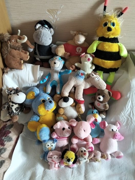 Мягкие  игрушки разные