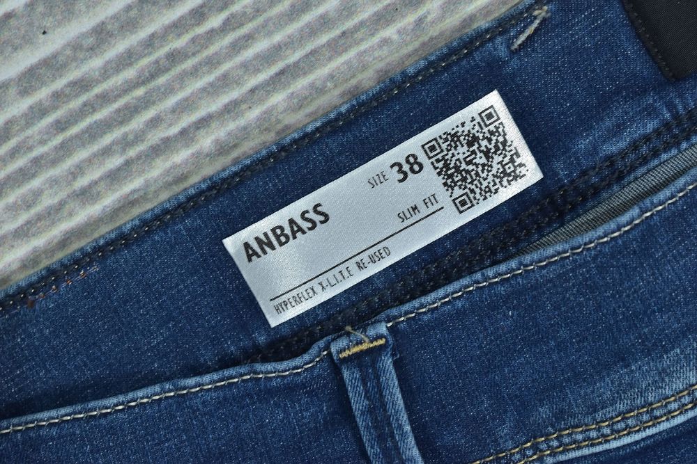 Replay Anbass Męskie Spodnie Dżinsowe W38 L32