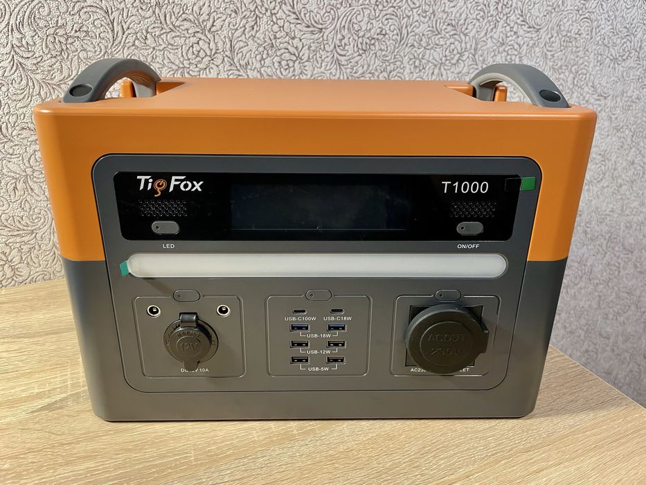 Зарядна станція Tig Fox T1000 1000 Вт lifepo4 зарядная старция 1 квт