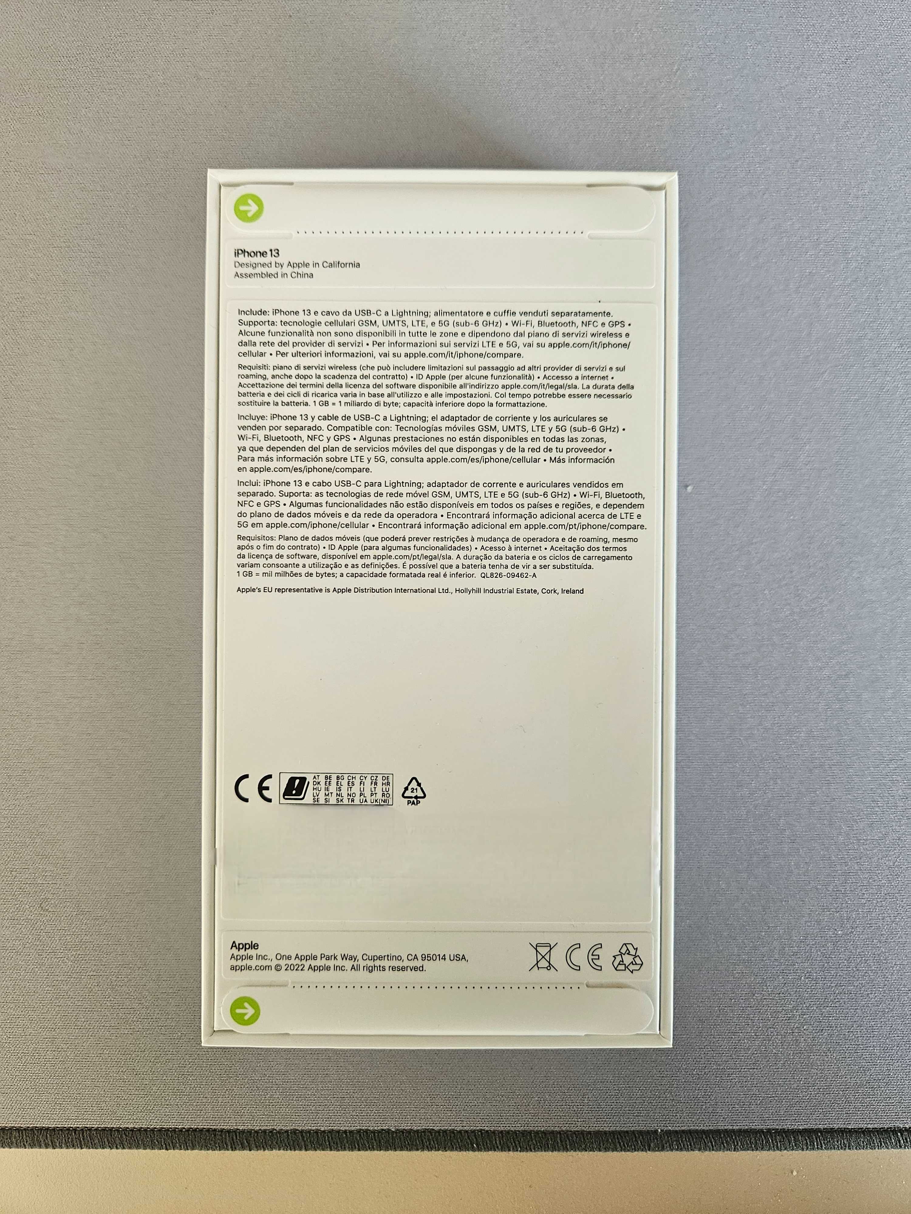 Iphone 13 128GB - novo (embalagem selada)
