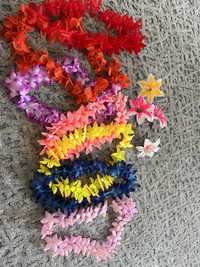 Гавайські буси, лея, квітки, гавайська вечірка, гавайська шторка