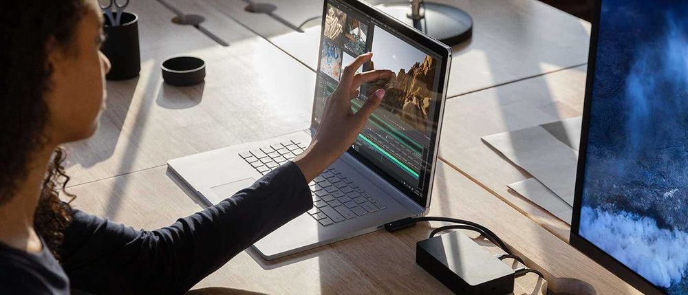 i7,16GB,1TB SSD Сенсорный Ноутбук Планшет 2 в 1 Windows Surface Book 2