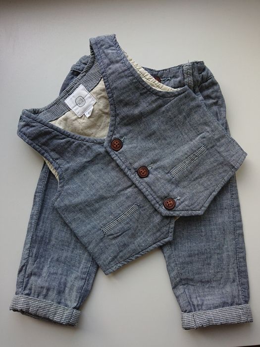 Komplet garnitur na chrzest/ wesele rozmiar 68