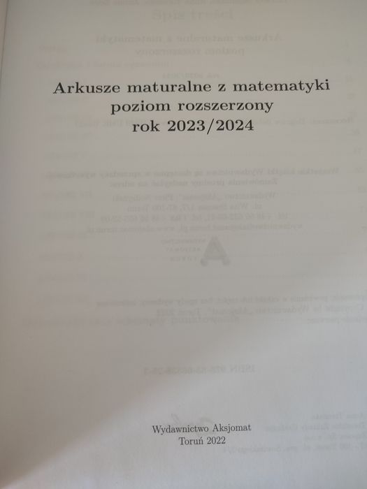 Matematyka arkusze maturalne, rozszerzony