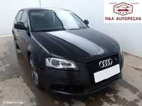 Audi A3 8P1 8P2 8P3 S Line para peças 2.0 TDI Parachoques S-Line Frente Completa Rádio Jantes Faróis SLine Portas Vidro Motor Tampa Mala Farolim Farolins Xenon