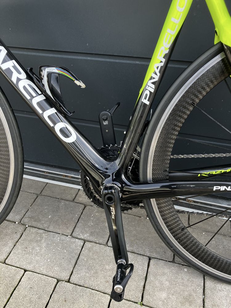 Pinarello Razha 105 – Karbonowy szosowy, Mavic Cosmic SLS, Garmin SPD