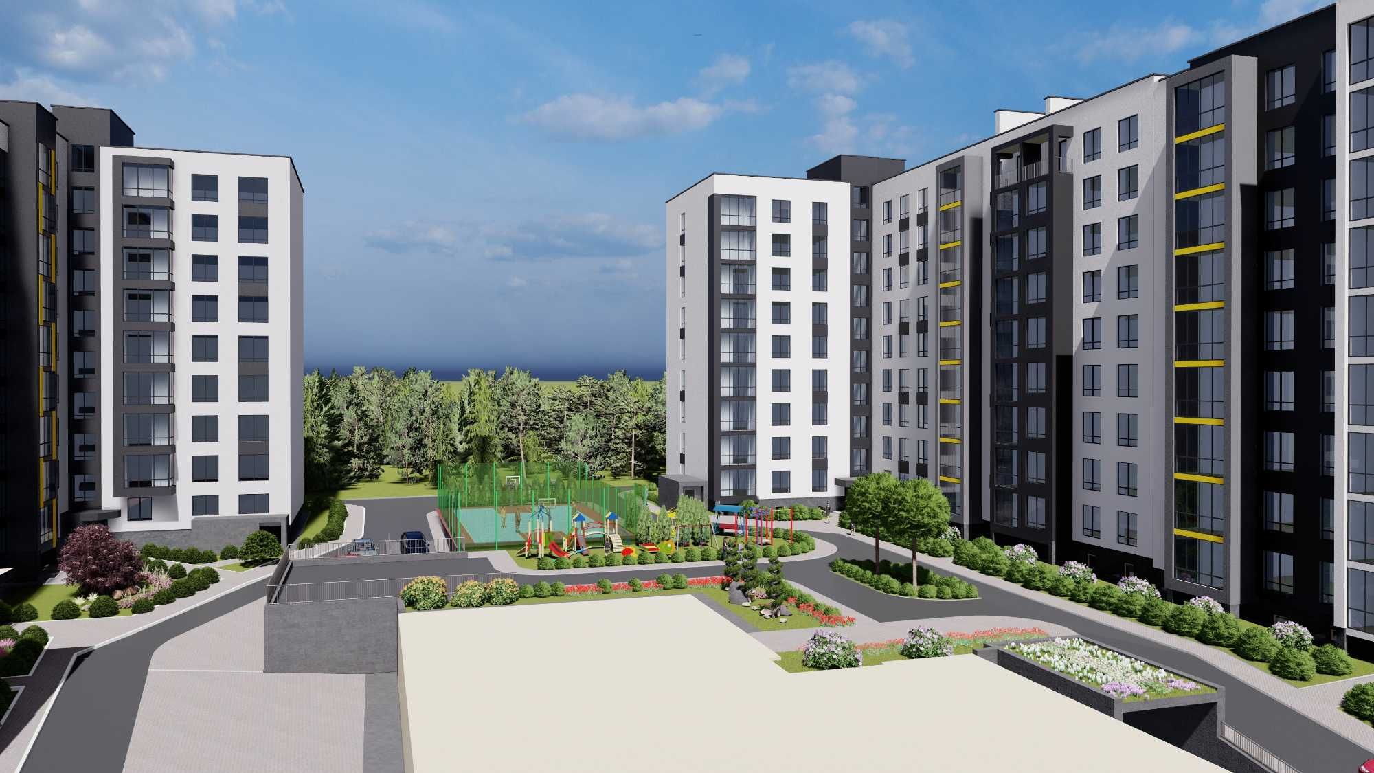 Продаж 3-кімнатної квартири в новобудові , район Бам