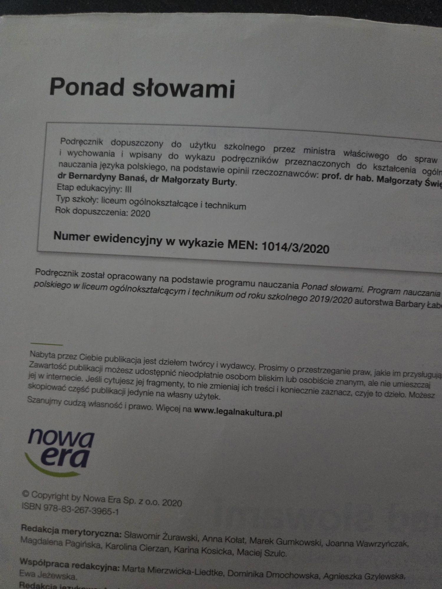 Ponad słowami 2 (zakres podstawowy i rozszerzony)