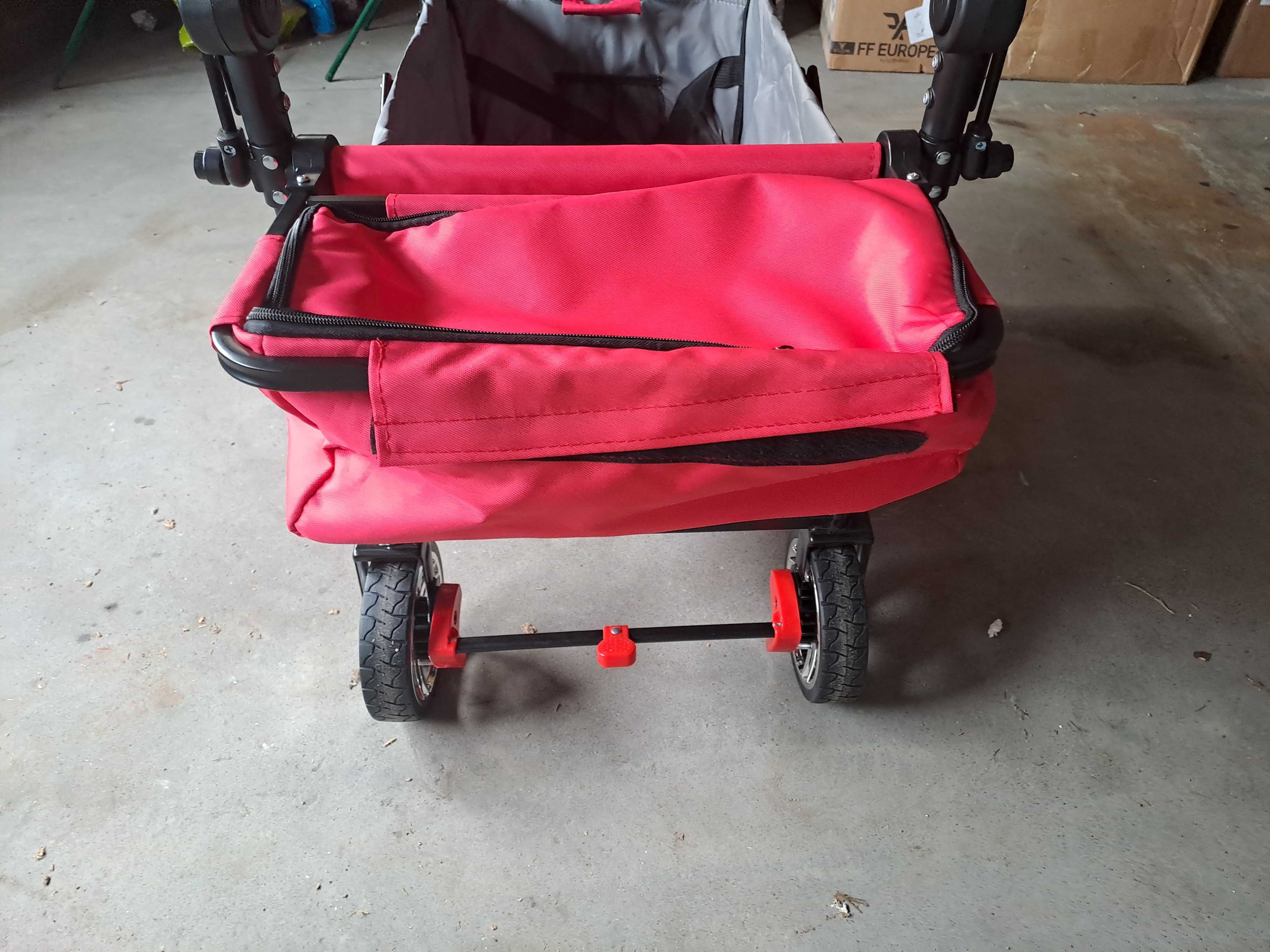 Wozek plazowy transportowy duzy