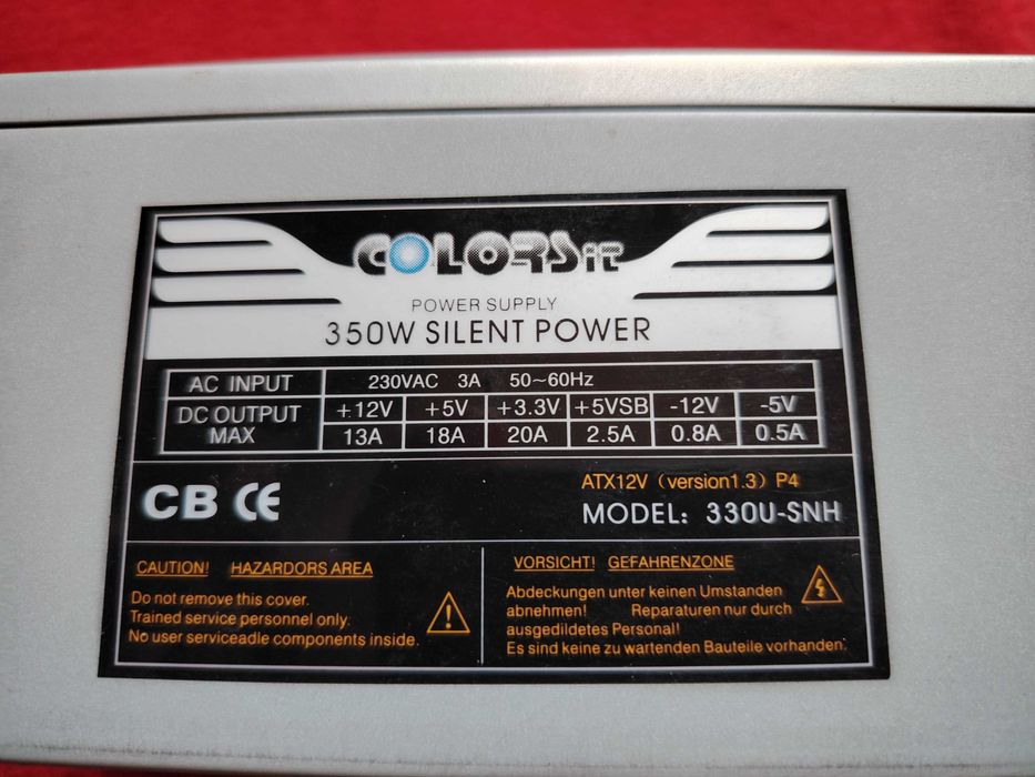 Fontes de alimentação // ATX 350 W // DPS-600UB A