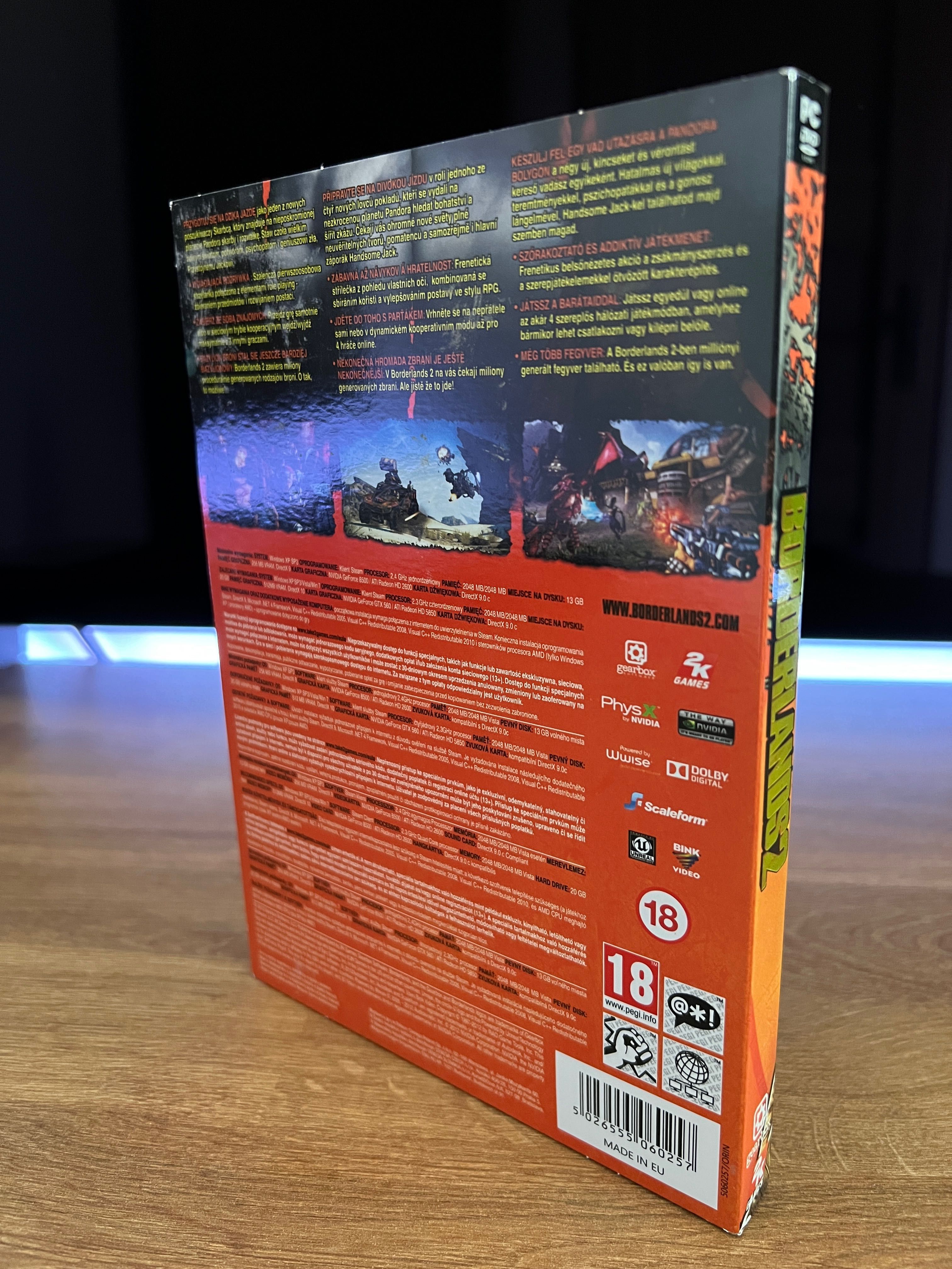 Borderlands 2 (PC PL 2012) DVD BOX premierowe kompletne wydanie