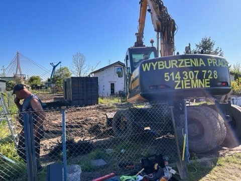 Prace ziemne wykopy Zasypki Usługi Rozbi wynajem  i wyburzenia