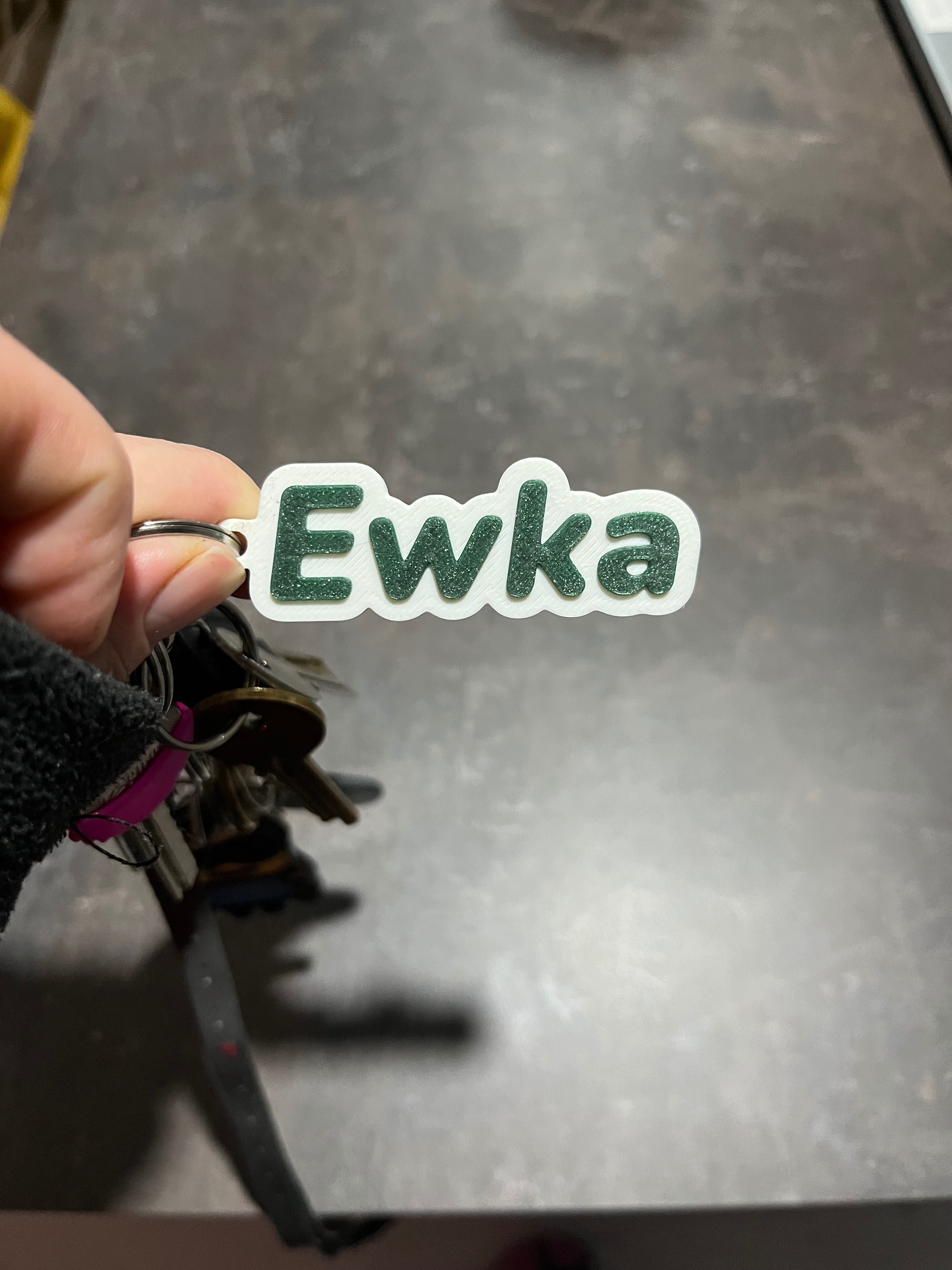 Brelok Breloczek Własny napis Imię