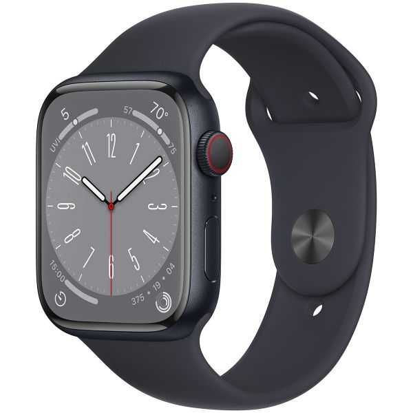 Apple Watch Series 8 Cellular 45mm Preto NOVO