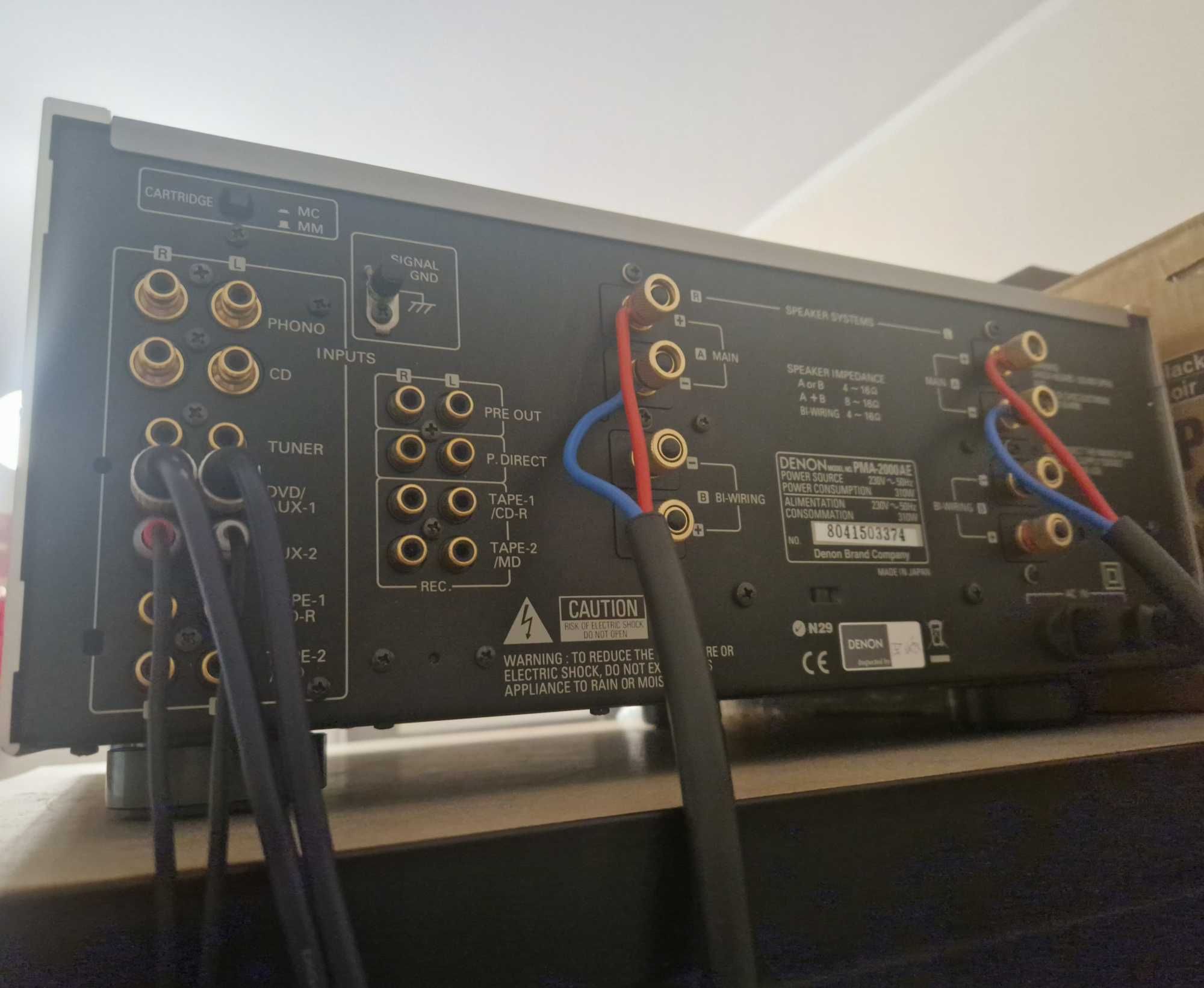 Denon pma 2000 AE Stan sklepowy z kartonem i pilotem.