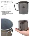 Кружка титановая Widesea 300 ml