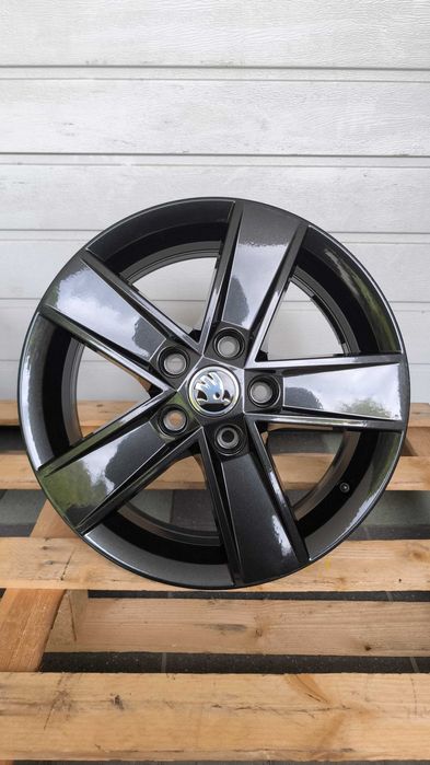 4 sztuki felgi aluminiowe 16'' 5x112 Skoda Octavia MK3 Vw Seat(OL608F)
