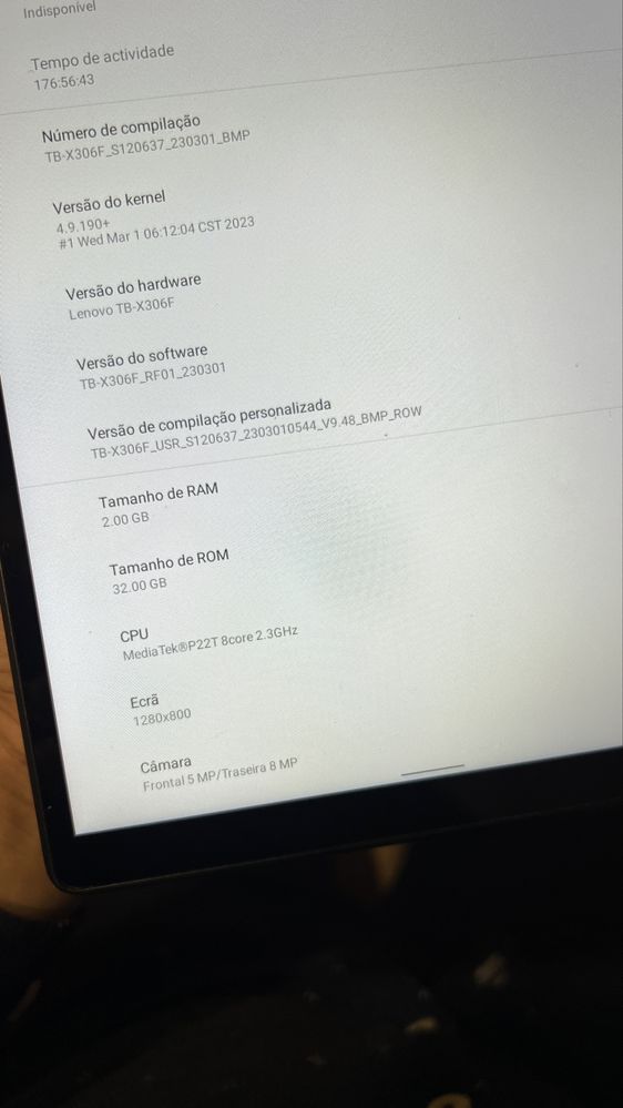 Tablet Lenovo tab M10 HD TB-X306F