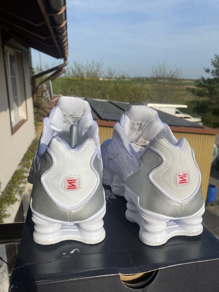 nike shox tn buty shoes adidas lato białe white