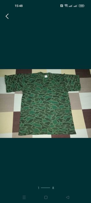 - Футболка однотонная мужская, камуфлированная EZGI